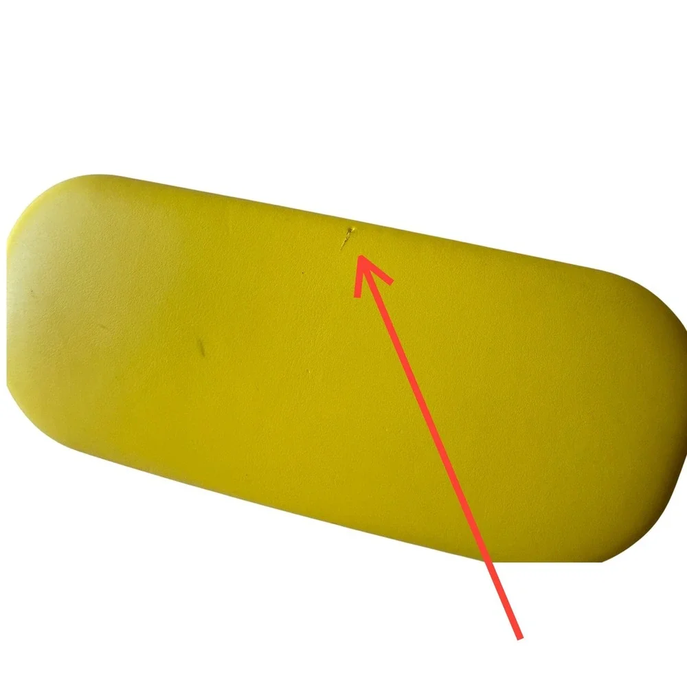 Marc Jacobs Sunglasses Case Women OS Yellow‎ Hard Shell Clamshell With Cloth